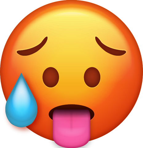 Download Hot Emoji [Iphone IOS Emoji PNG]