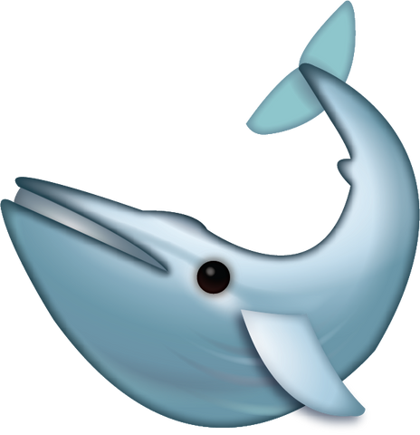 Whale Emoji [Download iPhone Emoji In PNG]