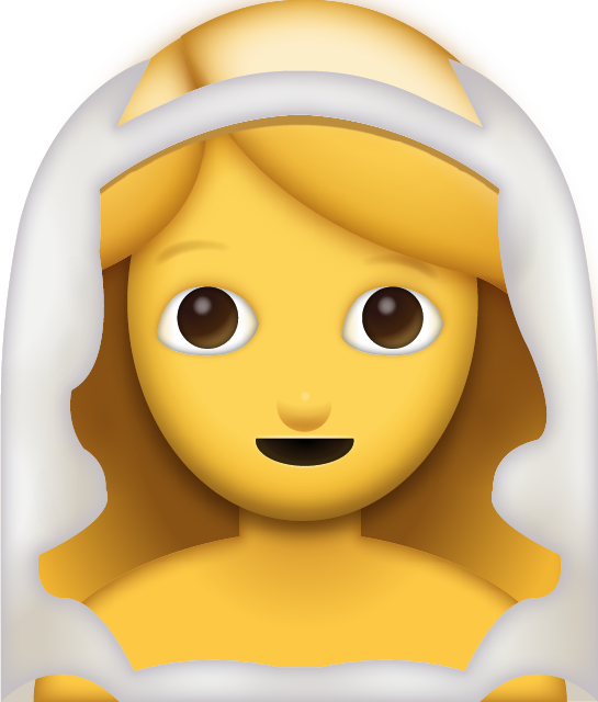 Wedding emoji apple | Honestweddingadvice.com