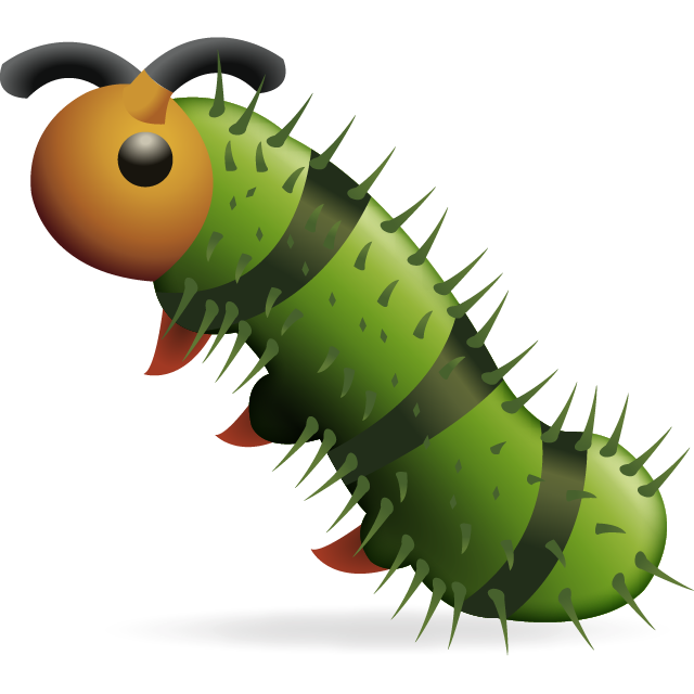 Caterpie Bug Emoji