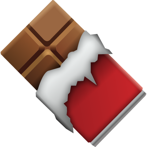 Download Chocolate Bar Emoji Icon For Free