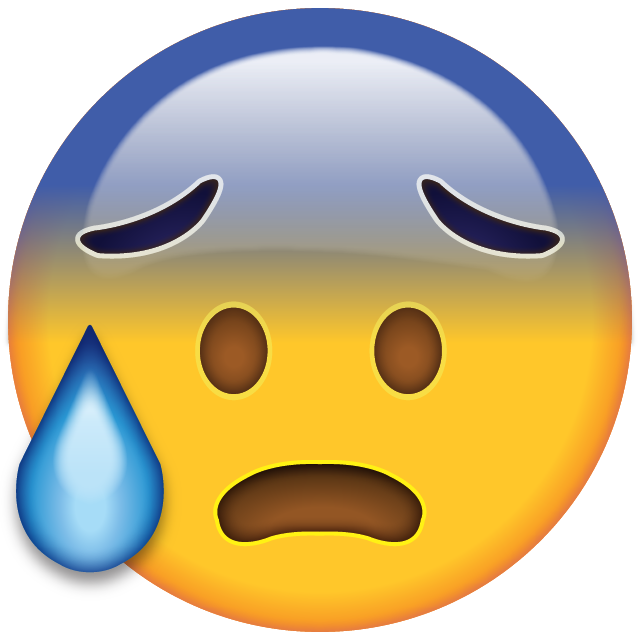 Cold Sweat Emoji