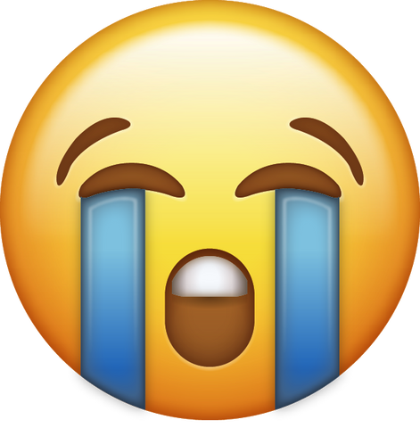 Crying Emoji [Crying Face Emoji] Download iPhone Emoji In PNG