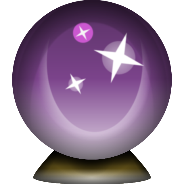 Crystal Magic Ball Emoji