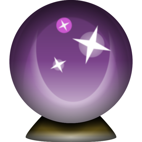 Download Crystal Magic Ball Emoji Icon
