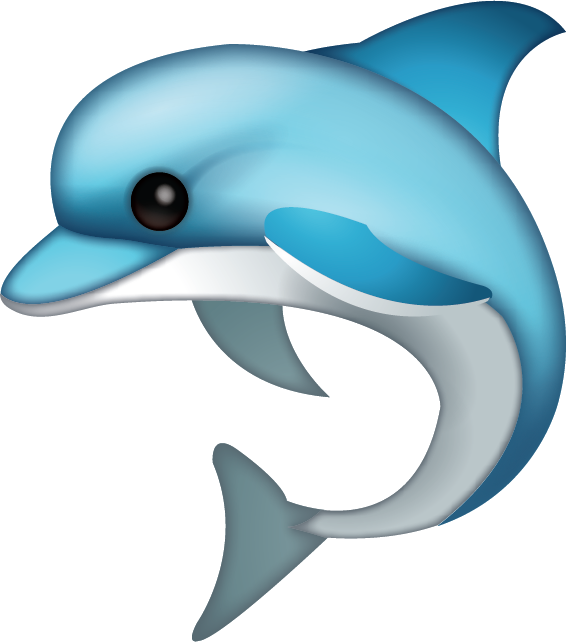 Dolphin Emoji [Free Download IOS Emojis]
