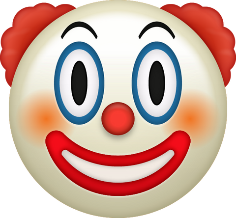 Clown Emoji [Download Clown Face Emoji in PNG]