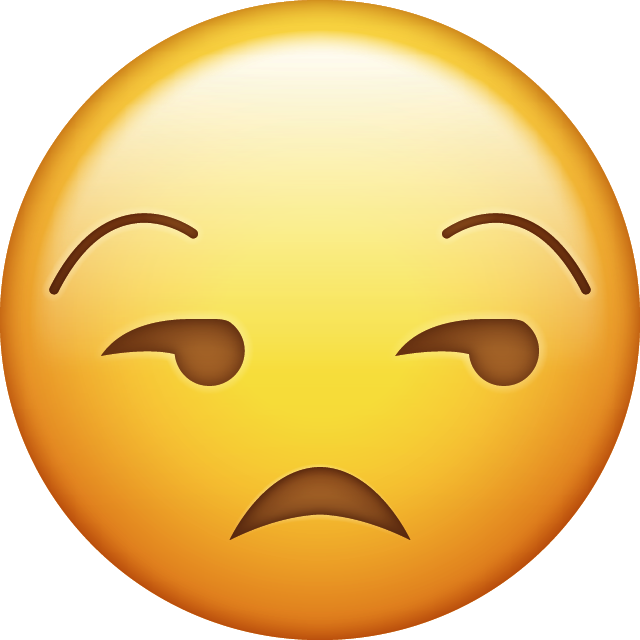 Unamused Emoji [Free Download IOS Emojis]
