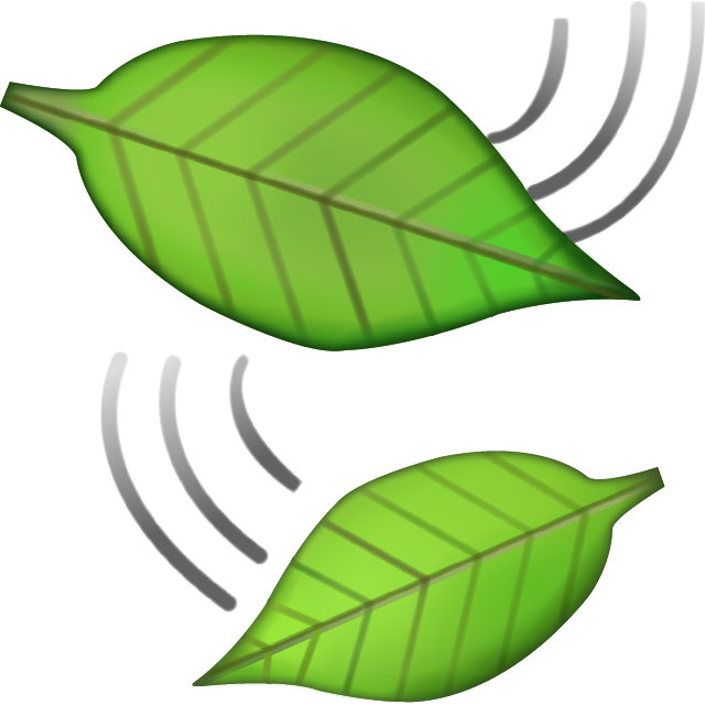 Leaf Falling Emoji
