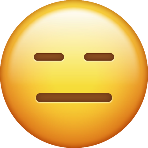Expressionless Emoji [Download Expressionless Face Emoji in PNG]