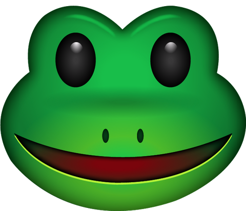 Download Frog Emoji PNG