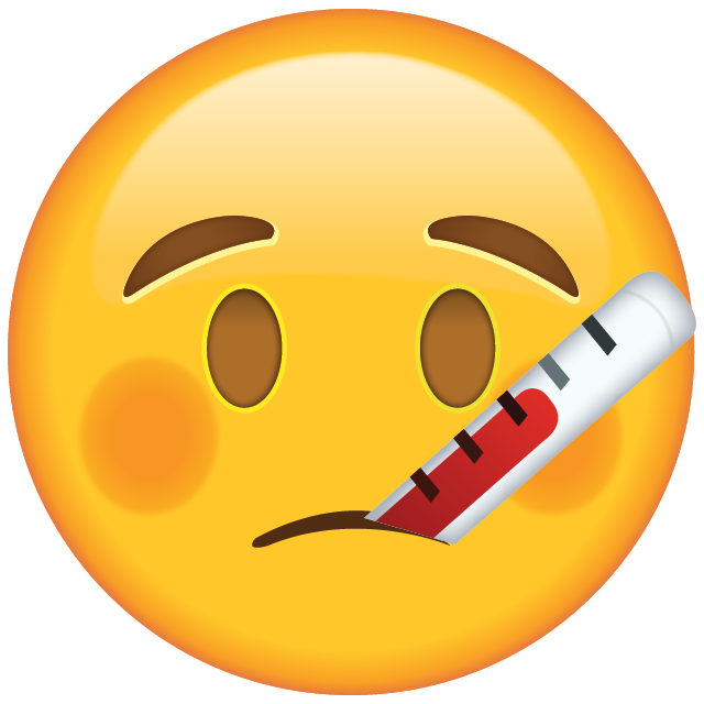 Face With Thermometer Emoji