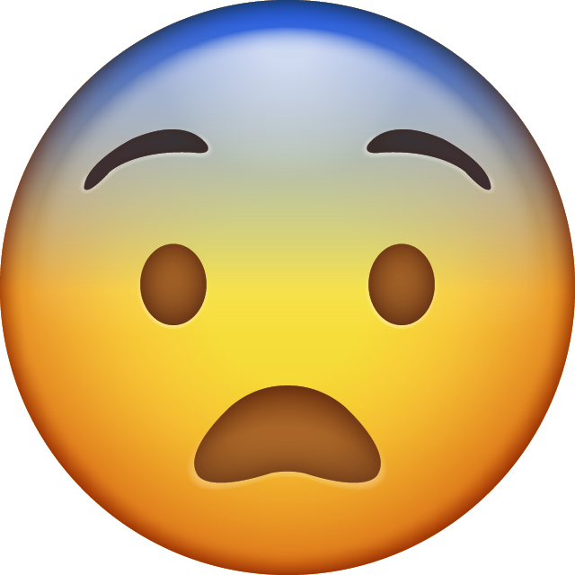 Fearful Emoji [Download iPhone Emojis]