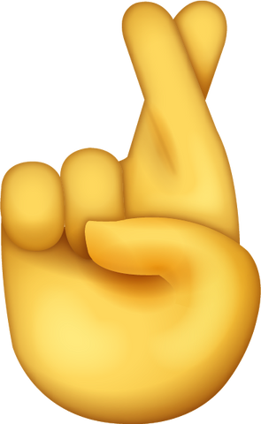 Fingers Crossed Emoji IconEmoji [Download iPhone Emoji]