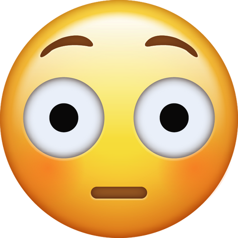 Flushed Emoji [Download Flushed Face Emoji in PNG]