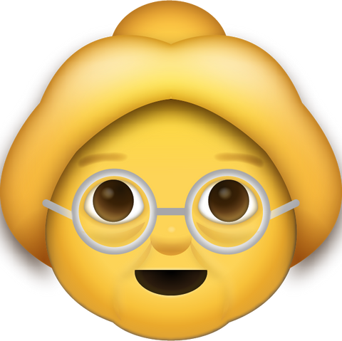 Grandma Emoji [Download Grandma Face Emoji in PNG]
