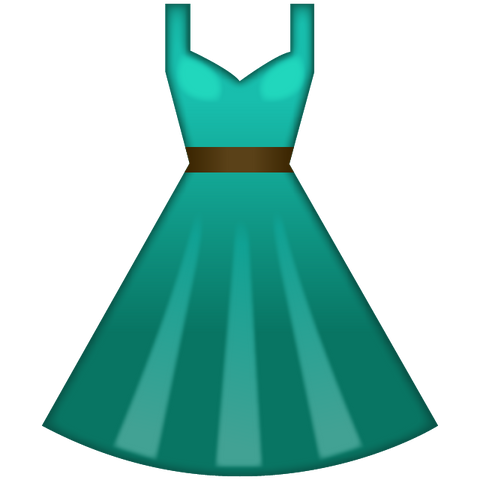 Download Green Dress Emoji Icon