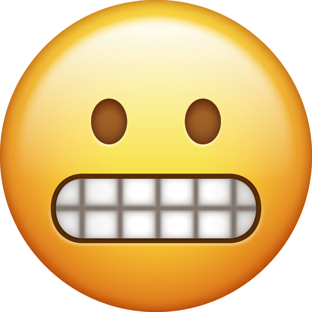 Grimacing Emoji [Download iPhone Emojis]