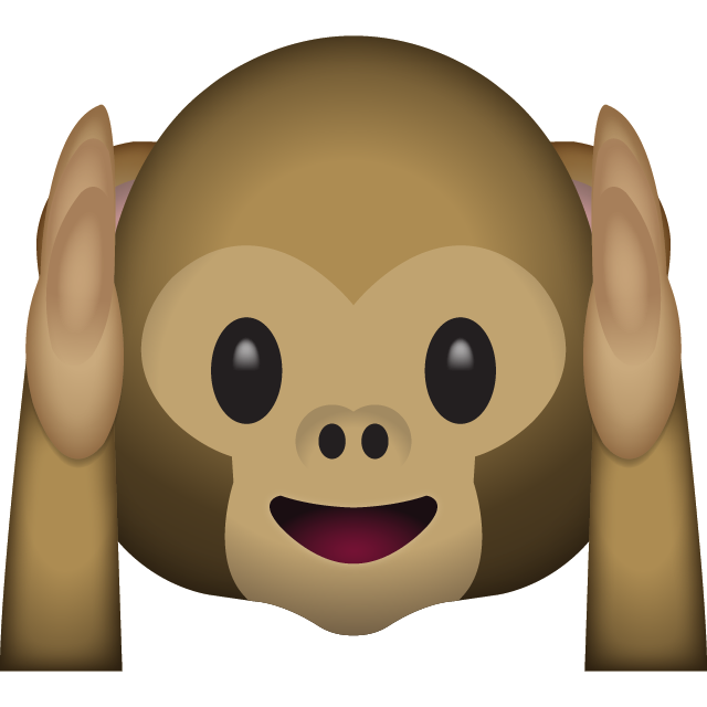Hear No Evil Monkey Emoji