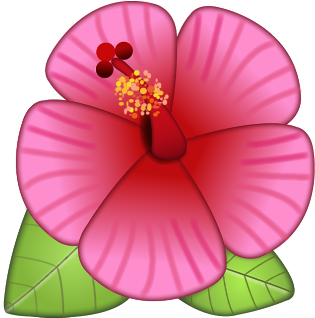 Hibiscus Flower Emoji