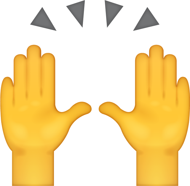 High Five Emoji [Download iPhone Emojis]