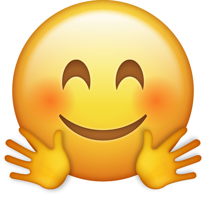 Hugging Emoji [Download iPhone Emojis]
