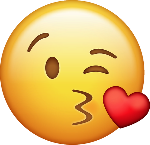 😘Blow Kiss Emoji [Free Download iPhone Emoji]