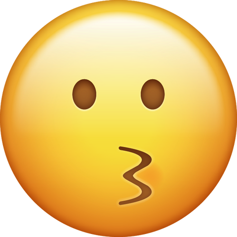 Kiss Emoji [Download Emotionless Kiss Emoji]