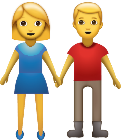 Couple Holding Hands Emoji [Download Apple Emoji in PNG]