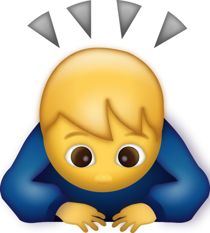 Bowing Emoji Emoji [Download Apple Emoji in PNG]
