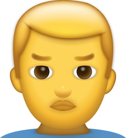 Frowning Emoji [Download Apple Emoji in PNG]