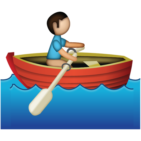 download man rowing emoji Icon