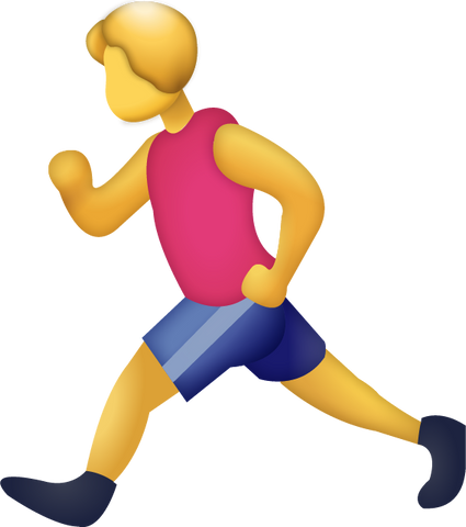 Man Running Emoji [Download Running Emoji]
