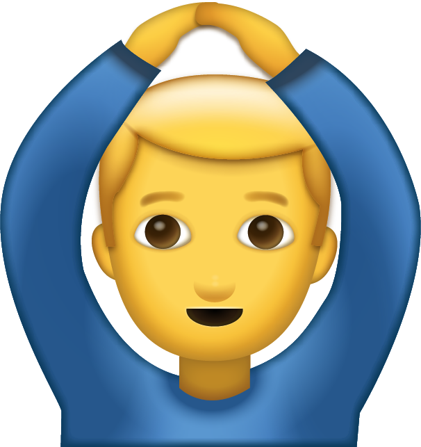 Man Saying Yes Emoji [Free Download iPhone Emojis]