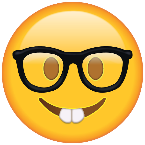 Nerd Emoji - Free PNG Emojis | Emoji Island