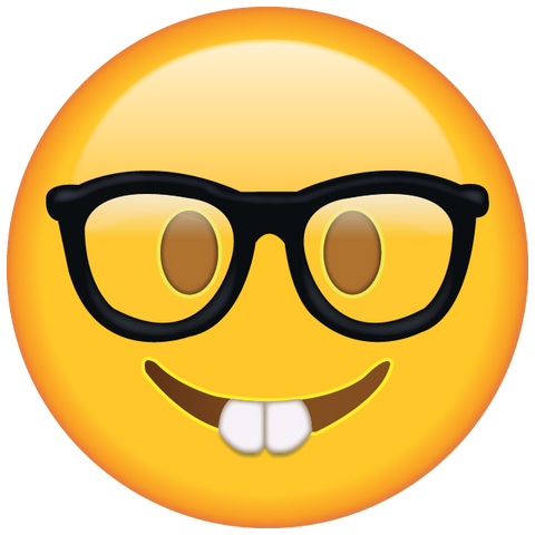 Nerd Emoji - PNG Icon Download