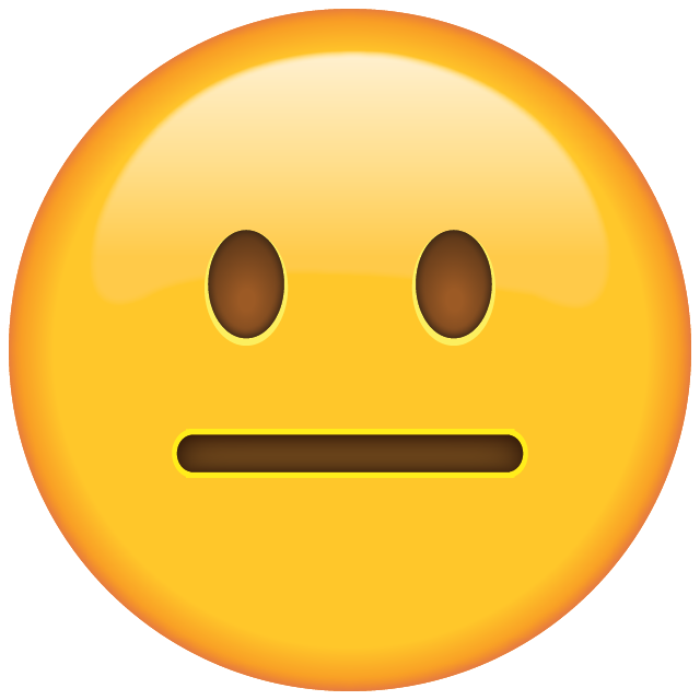 Neutral Face Emoji