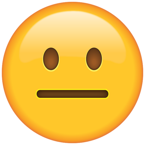 download neutral face emoji Icon