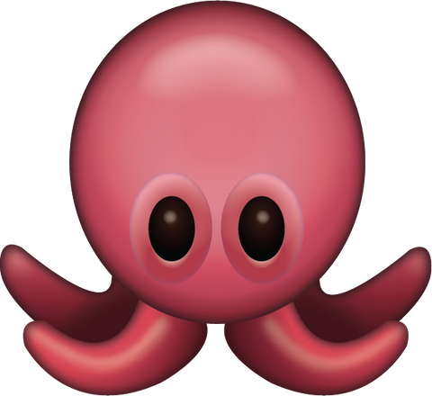 Octopus Emoji [Download iPhone Emoji In PNG]