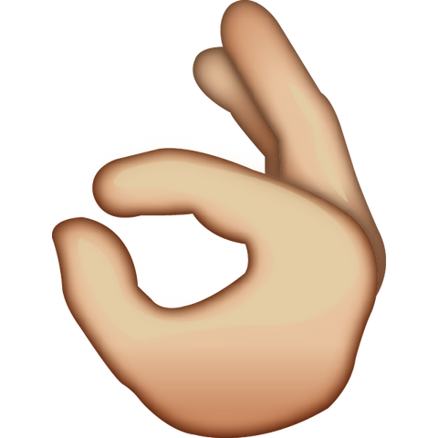 download ok hand sign emoji Icon