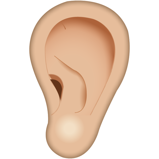 One Ear Emoji