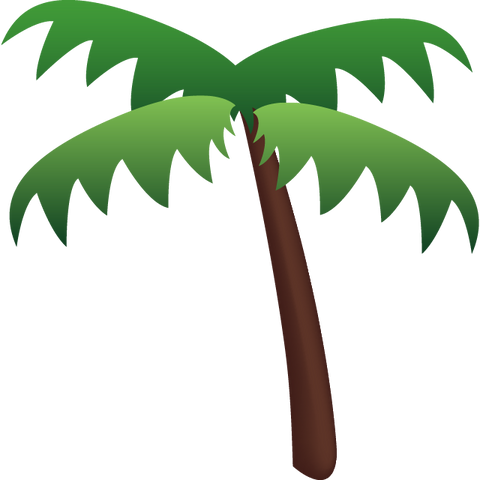 download palm tree emoji Icon