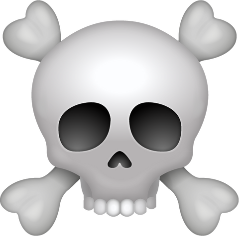 Skull Emoji [Download Skull Emoji in PNG]