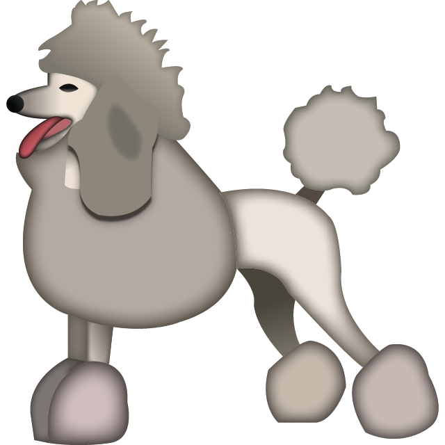 Poodle Dog Emoji