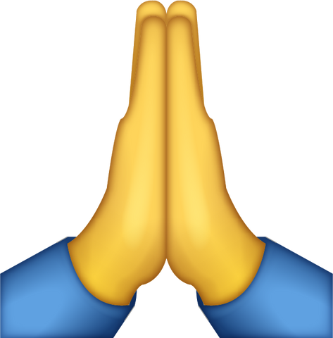 Praying Emoji [Download Apple Emoji in PNG]