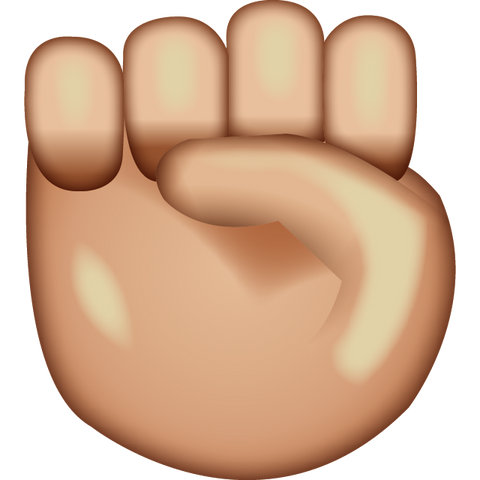 download raised fist emoji Icon