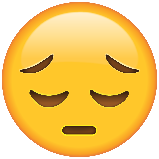 Sad Face Emoji