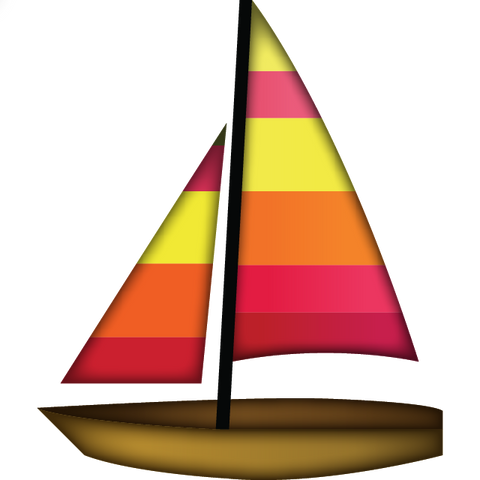 download sail boat emoji Icon