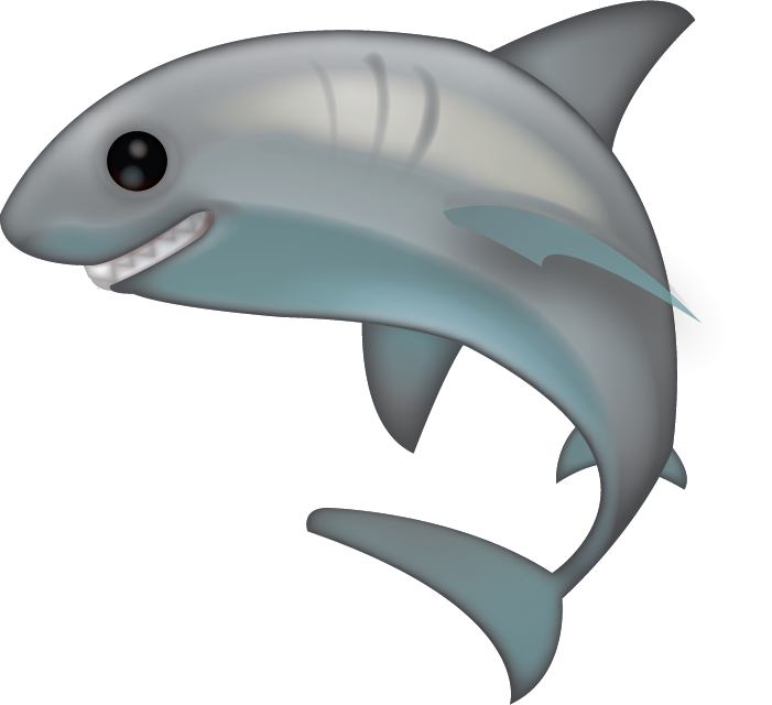 Shark Emoji [Free Download IOS Emojis]