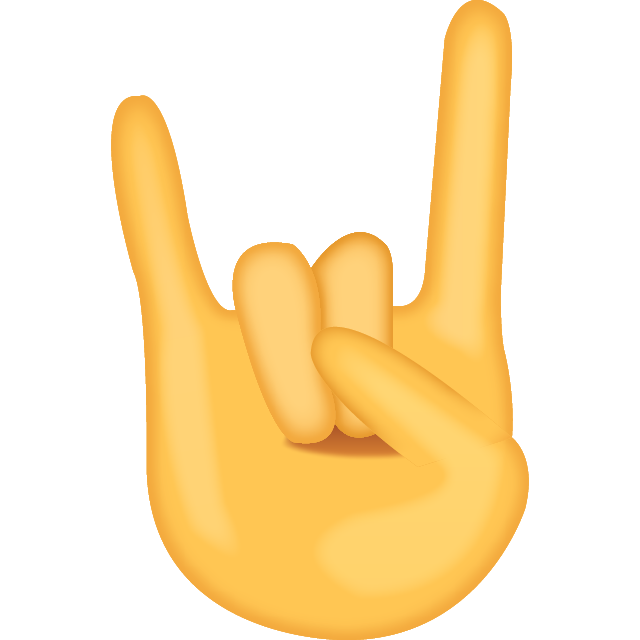 Sign of the Horns Emoji